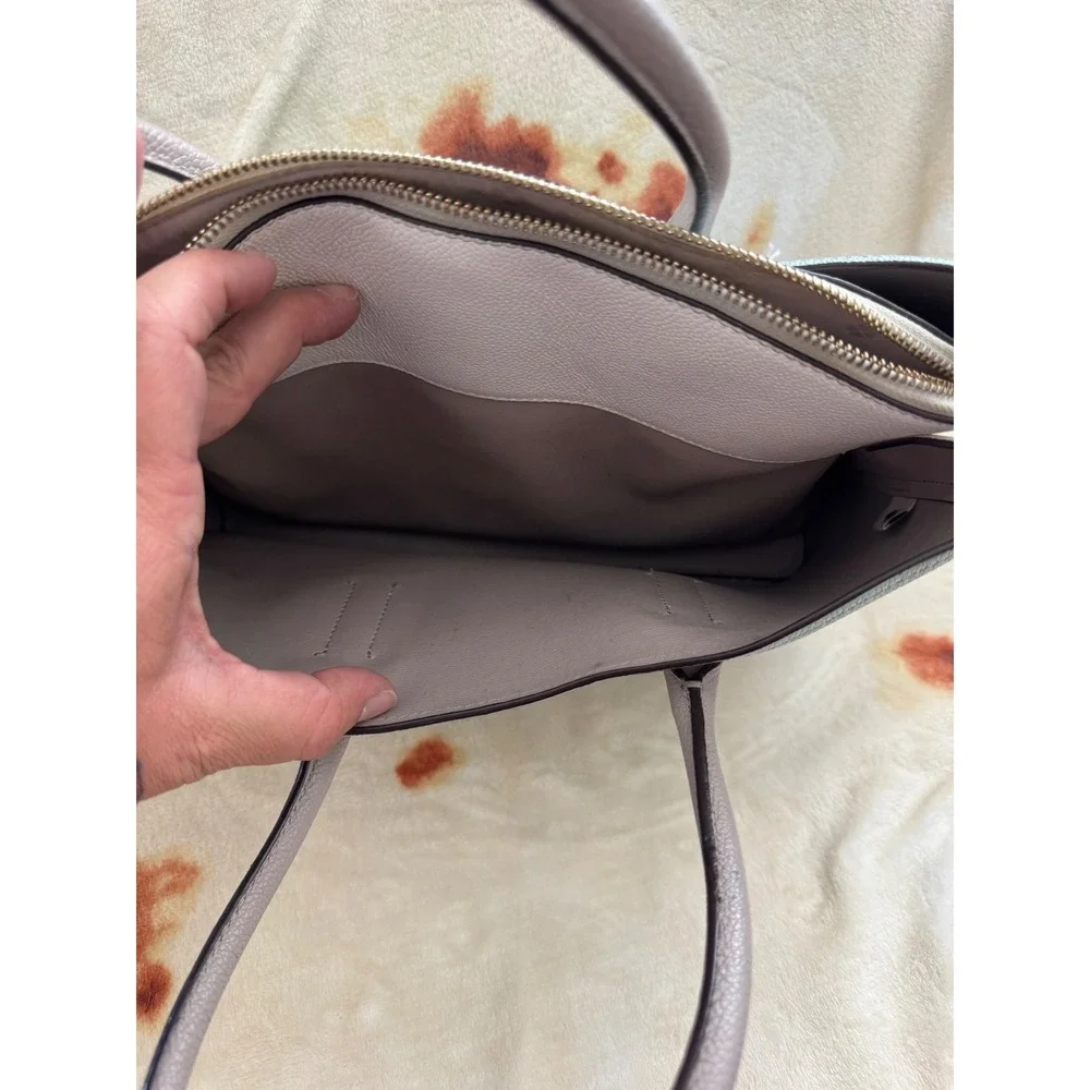 Kate Spade Margaux Large Satchel Leather Blue Gray PXRUA160 Crossbody Bag